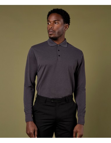 KUS-KK430-Mens Classic Fit Long Sleeve Polo Shirt